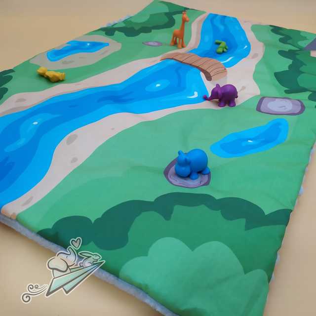 Tapis de jeu NATURE personnalisé - exclusivité comme des petits fous